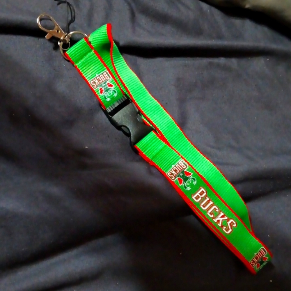 NBA Milwaukee Bucks Logo Polyester Lanyard